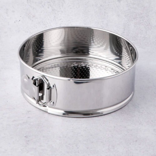 Stainless Steel Round Spring Cake Tin 9"